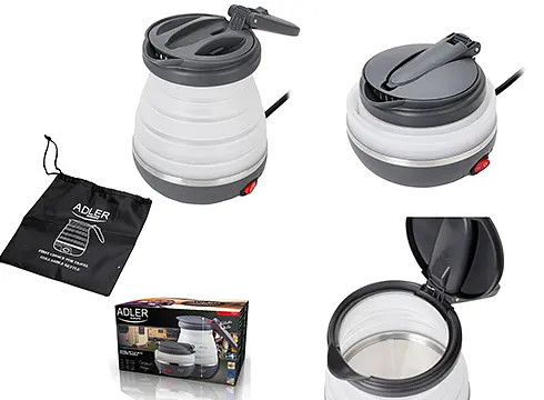 Туристический силиконовый чайник Adler AD 1370UK 0.6л - фото 1