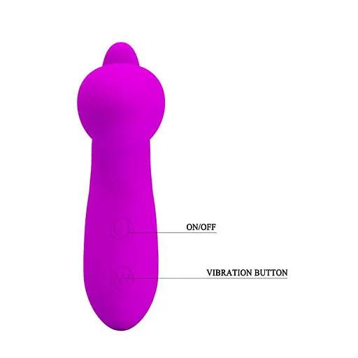 Масажер простати Pretty Love Backie Prostata Stimulator, 12.5 см фіолетовий - фото 4