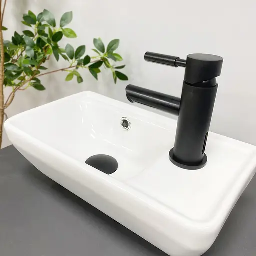 Умивальник VBI Jesi L white підвісний VBI-015614, Білий - фото 3