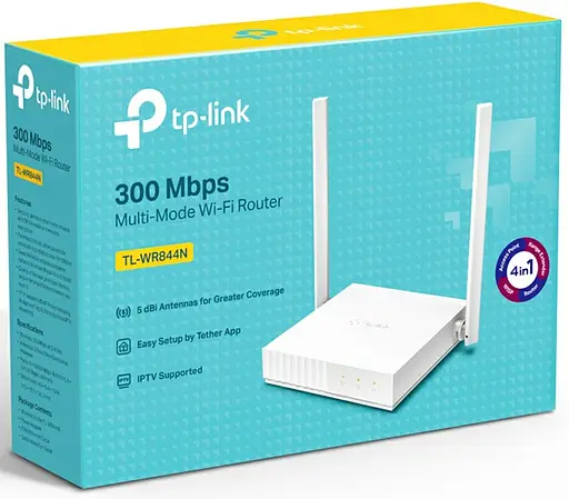 Беспроводной маршрутизатор (роутер) TP-LINK TL-WR844N (2 антены) 6935364088880 (UA UCRF) - фото 4