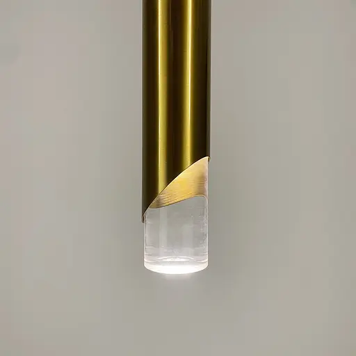 Видовжений латунний підвіс із акриловим розсіювачем | Арт. A 072/1 AB | Line F - фото 5