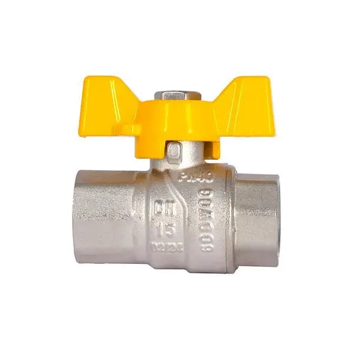 Кран металевий кульовий SD Forte 1/2" ВВ для газу (БГГ) прямий PN40 SF602G15 - фото 2