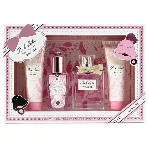 Подарочный набор V.V.Love Pink Cutie Pour Femme 4в1 - фото 2
