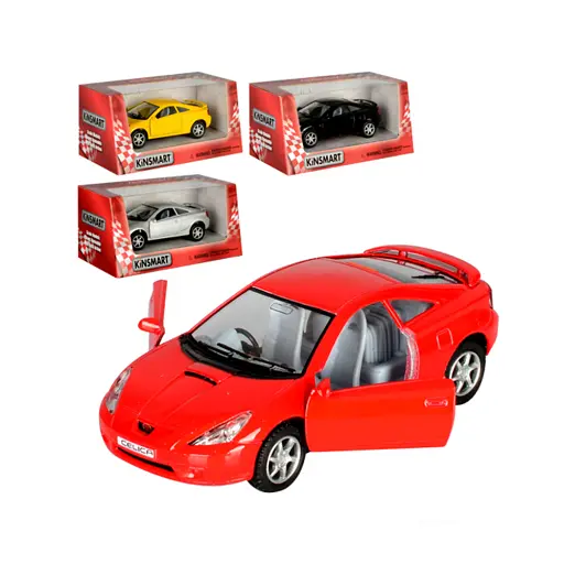 Металева інерційна легкова модель Toyota Celica 5", відкриваються двері (В асортименті) - фото 3