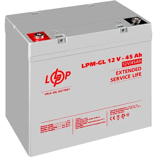 Аккумулятор LogicPower GEL 12V/45Ah/540Wh (20269) [109034]