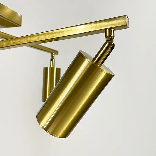 Латунна люстра на 5 спотів з 3 світловими режимами Ø 60 см | Арт. A 68/5 AB | Line F - фото 5