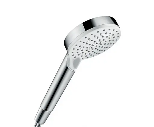 Ручной душ Hansgrohe Crometta 100 Vario Green EcoSmart 6л/мин белый/хром 26336400, Хром - фото 1