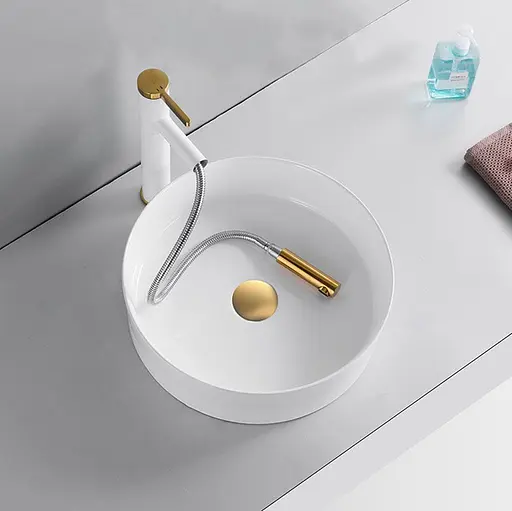 Умивальник Rea Sami накладний білий REA-U1891, Білий - фото 7