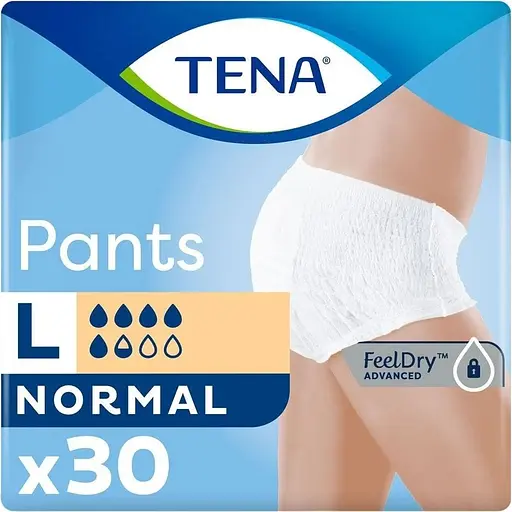 Уценка. Трусы-подгузники для взрослых Tena Pants Normal Large 30 шт.