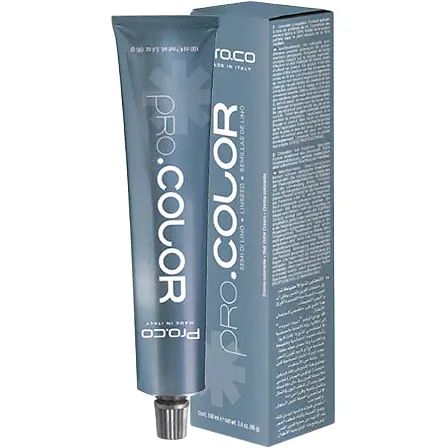 Краска для волос Pro.Co 7/01 блондин натуральный пепельный 100 г