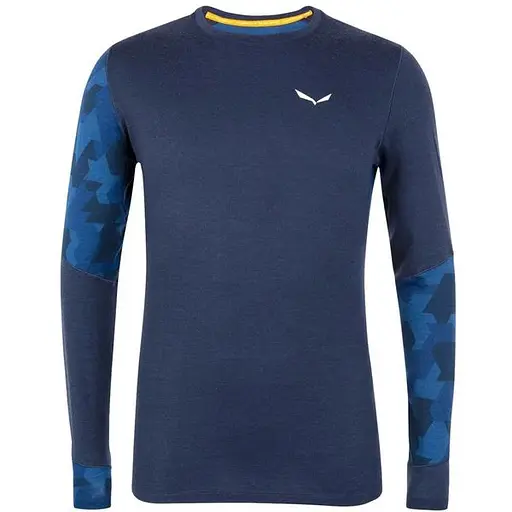 Термокофта Salewa Cristallo Long Sleeve Mns M Синій (1054-013.002.9318)