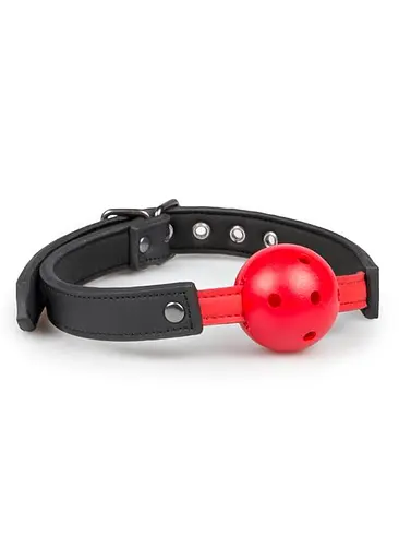 Кляп Easy Toys Ball Gag Plastic Gag With Air Holes 4.5 см червоний - фото 3