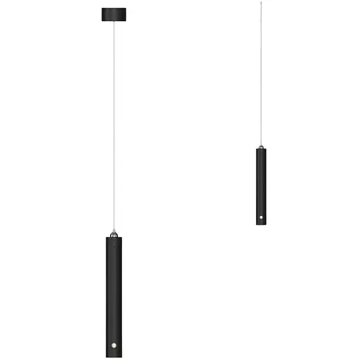 ACMHNC Светодиодный подвесной светильник с аккумуляторной батареей 4500 мАч черный