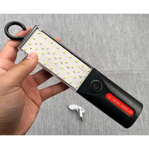 Світильник Worklight JG-GZD-08 акумуляторний з гачком та магнітом, лампа-переноска для СТО гаража - фото 4