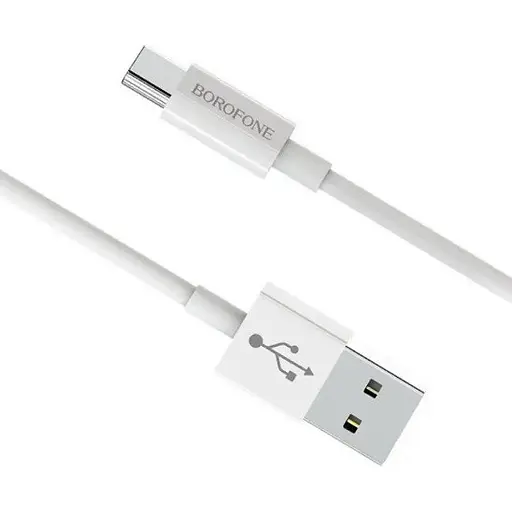 Зарядный кабель Borofone BX22 Bloom USB to Type-C 1 м, белый - фото 1