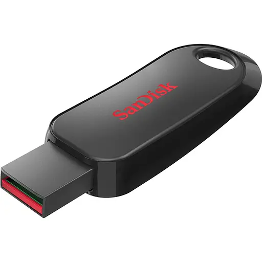 USB флеш-накопичувач SanDisk Cruzer Snap 128GB 2.0 USB-A Black SDCZ62-128G-G35 (66600)