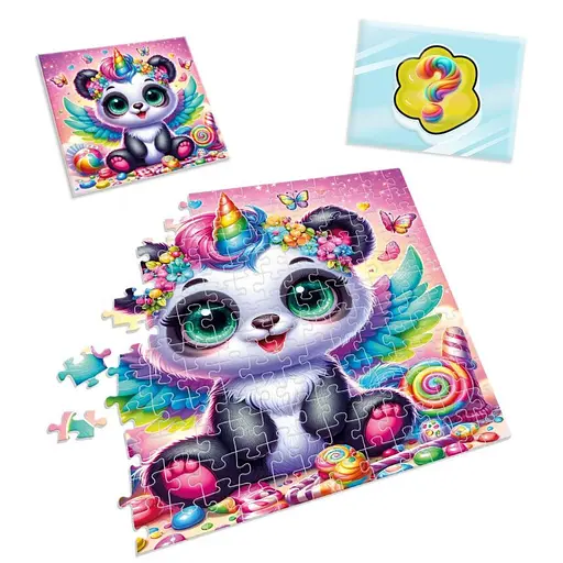 Дитячі пазли з сюрпризом "Панда-єдиноріжка" Vladi Toys VT 8030-09, 180 деталей - фото 3