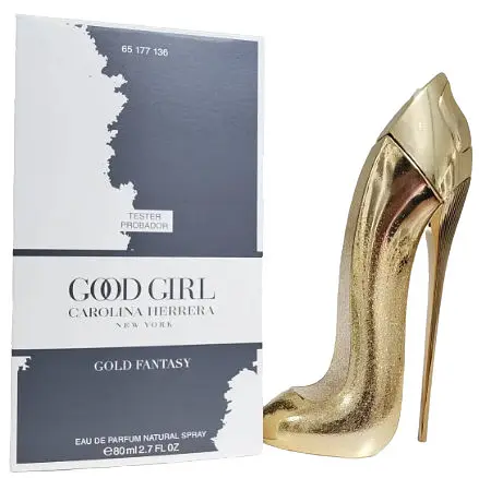 Оригинал Carolina Herrera Good Girl Gold Fantasy 80 мл ТЕСТЕР парфюмированная вода - фото 1