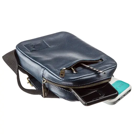 Сумка кожаная мужская SHVIGEL 19,5х14,5х4 см sum0012784 - фото 4