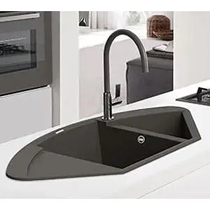 Кухонная мойка Elleci Easy corner full black 40 - фото 2