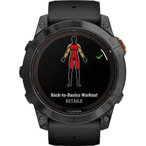 Смарт-часы Garmin Fenix 7X Pro Solar Slate Gray w. Black Band (010-02778-00/01)