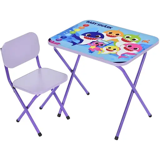 Детский столик складной со стульчиком Bambi M 5960-9 фиолетовый