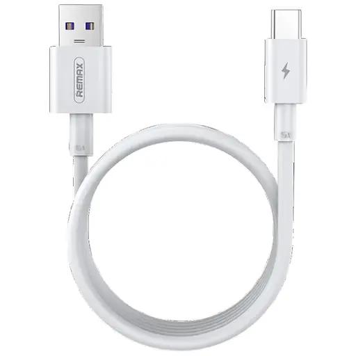 Кабель Remax Marlik USB 2.0 to Type-C PD 22.5W 5A 1 м белый (RC -175a) - фото 1