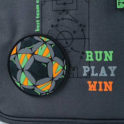 Рюкзак GoPack Education 2606S Run Play Win Темно-серый (GO26-2606S-4) - фото 14