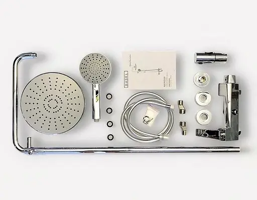 Душова система Dusel Milton Chrome (231440000), Хром - фото 6