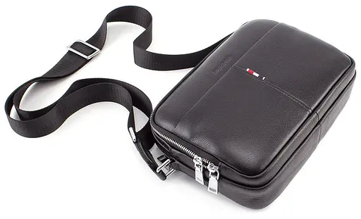 Чоловіча шкіряна барсетка Marco Coverna 26х19х8 см sum0023167 - фото 4