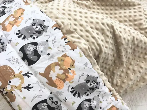 Плед з плюшем Moontime 100x80 см "Пандочки" - фото 2