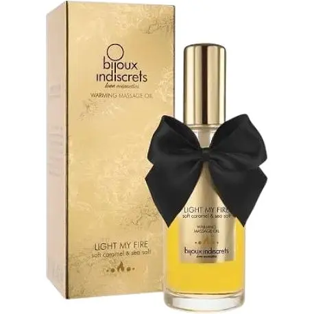 Масажна олія Bijoux Indiscrets Light My Fire Caramel Sea Salt, 100 мл