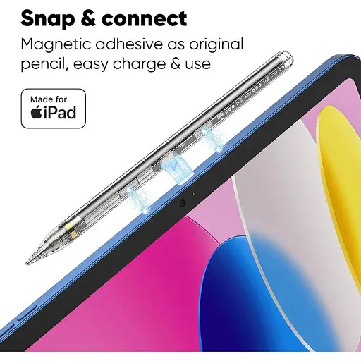 Стилус Hoco GM110 Transparent Explore Series Active Pad White 6942007616744 (105245) - фото 6