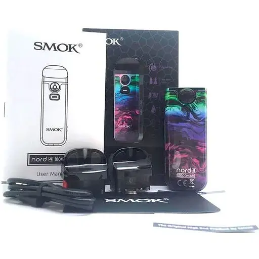 Под-система електронна сигарета SMOK Nord 4 80W Pod Kit 2000mAh 4.5ml Fluid 7-Color (10371) - фото 3