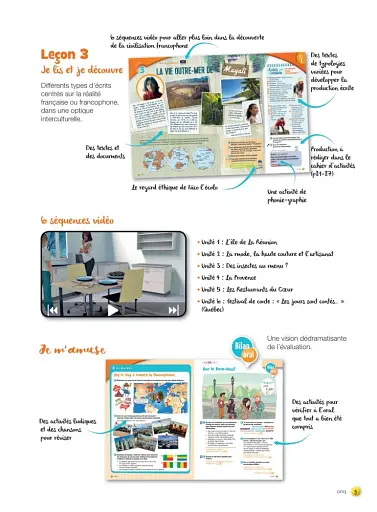 Decibel 3 Niveau A2.2 Livre de l'élève Mp3 CD + DVD - фото 3