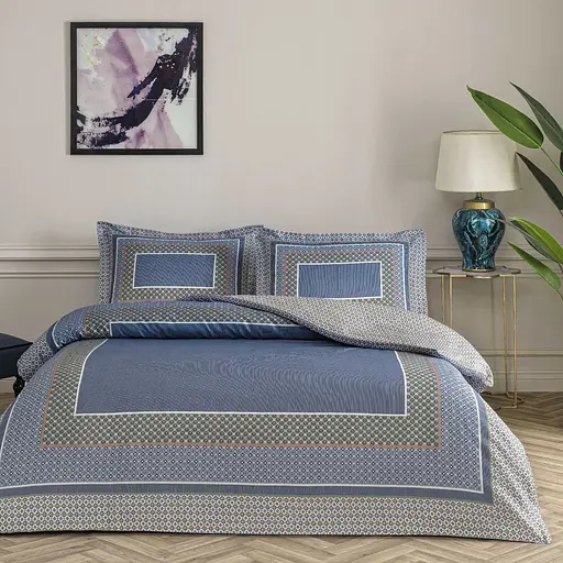 Постільна білизна Serenya Blue Сатин Tac pbe0051573 - фото 1