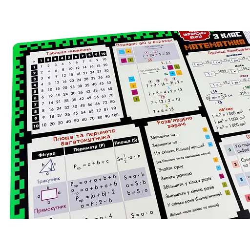 Обучающий коврик-подсказка 3 класс ZIRKA 129050 А3 - фото 2