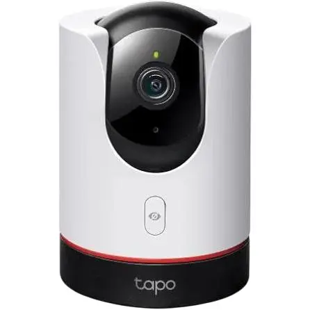 IP камера TP-Link Tapo C225, White/Black, 3 Мп (2304×1296/15 fps), 1/3" CMOS, H.264/G.711, f/1.6, f=4 мм, Wi-Fi (2.4 GHz), день/ночь, ИК-подсветка+95.