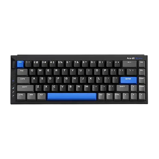 Клавиатура MCHOSE Ace 68 Turbo Mount Tai Magnetic Switch GT Cyber Black - фото 1