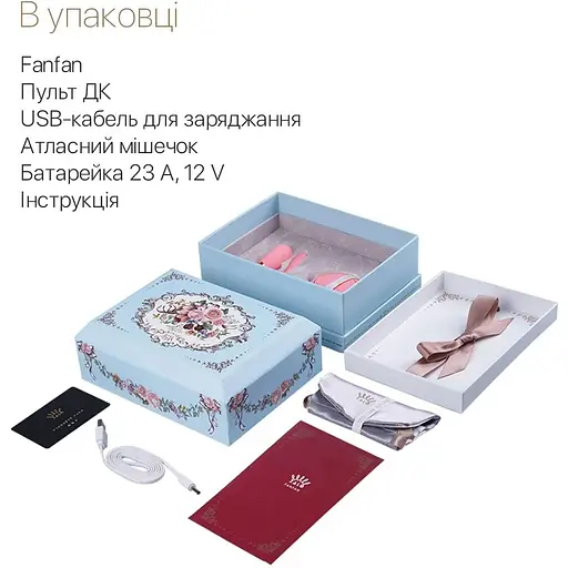 Смартвібратор для пар Zalo Fanfan set Bright Red, пульт ДК - фото 8