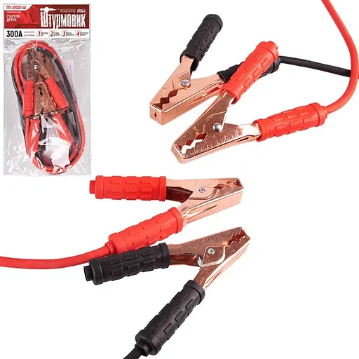 Прикурювач Штурмовик 300А 2 м (ПП-30020-Ш) - фото 3