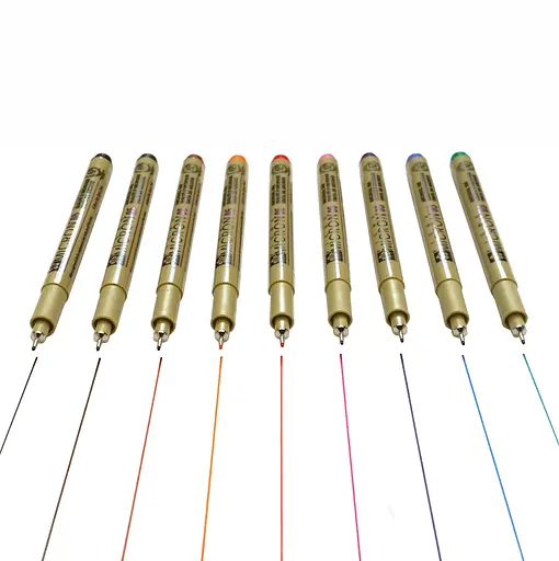 Набір лайнерів Pigma Micron 9 кольорів Sakura - фото 2