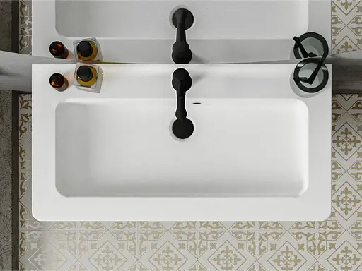 Умивальник Miraggio Rostriks Tres глянсовий 0001540, Білий - фото 5