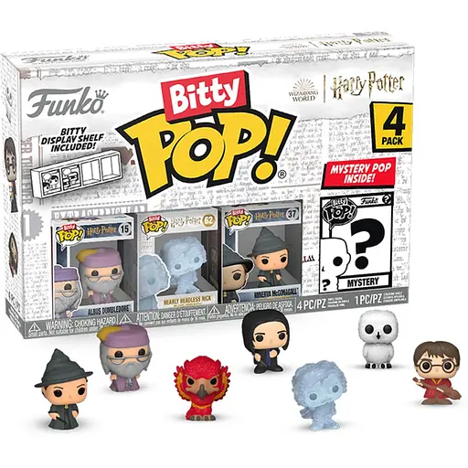 Набір фігурок Funko Bitty Pop Гаррі Поттер S1 4 шт. в асортименті (76338)