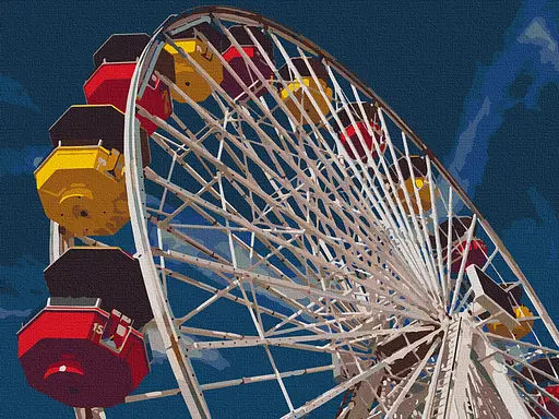 Картина за номерами. Art Craft "Колесо огляду" 40 * 50 см 11204-AC