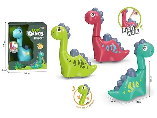 Заводная игра в виде динозавра (в ассортименте) - фото 2