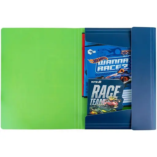 Папка на резинке Kite Hot Wheels А4 (HW25-247) - фото 3
