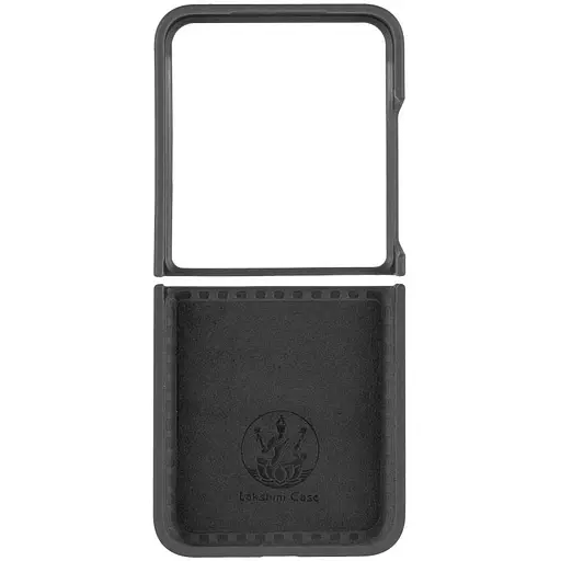 Чехол Foldables Silicone Cover Lakshmi AAA для Samsung Galaxy Z Flip6 / Flip7 FE Черный / Black - фото 3