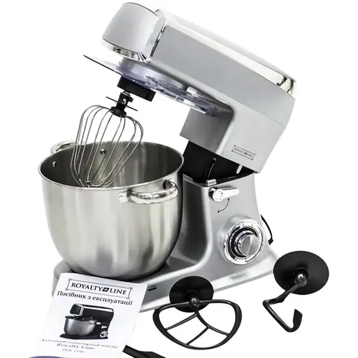 Кухонный комбайн Royalty Line планетарный миксер тестомес PKM-2800 Вт чаша 12 л
