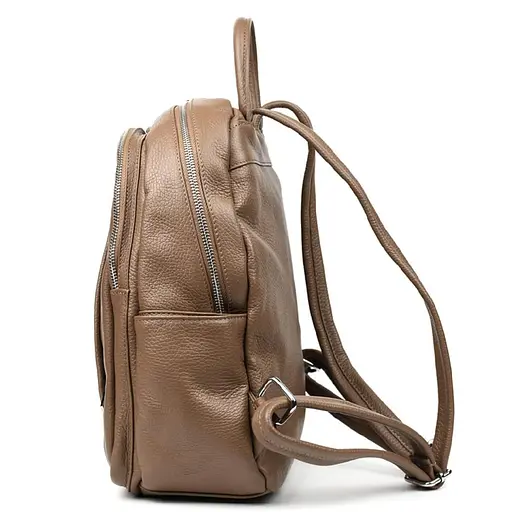 Кожаный женский рюкзак VIRGINIA CONTI 27х34х14 см sum0028653 - фото 5